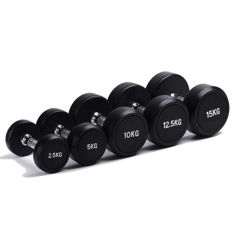 Ausrüstung für das Gewichtheben mit Stahlfreiem Gewicht Dumbbell Kautschuk beschichtet für Unisex 5-25 kg