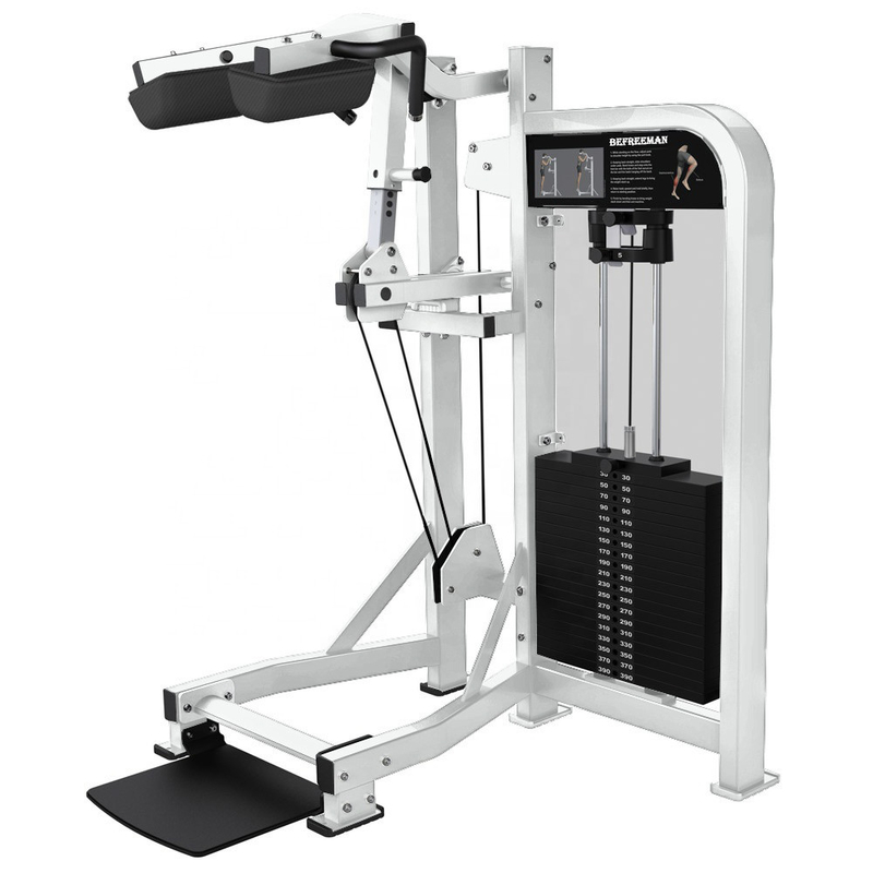 Fitness-Stahl-Stand-Kälber-Höhe-Maschine Mittelladegerät mit Pin-Last-Auswahl