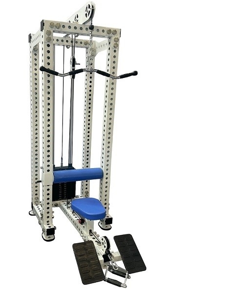 Krafttraining 2 in 1 High Pull Low Row Fitness-Ausrüstung mit mehrstufiger Anpassung