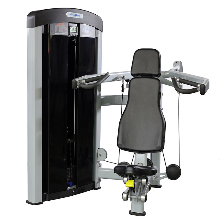 Mittellastmaschine mit Pin-Last-Schaulerdruckmaschine für kommerzielle Arm- und Rückenübungen