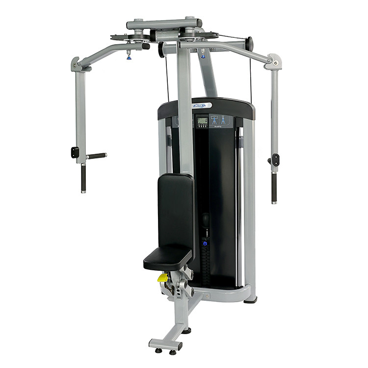 Fitnessstudio-Pin-Lastgeräte Rückseite Delt Pec Fly Machine für Krafttraining angepasst
